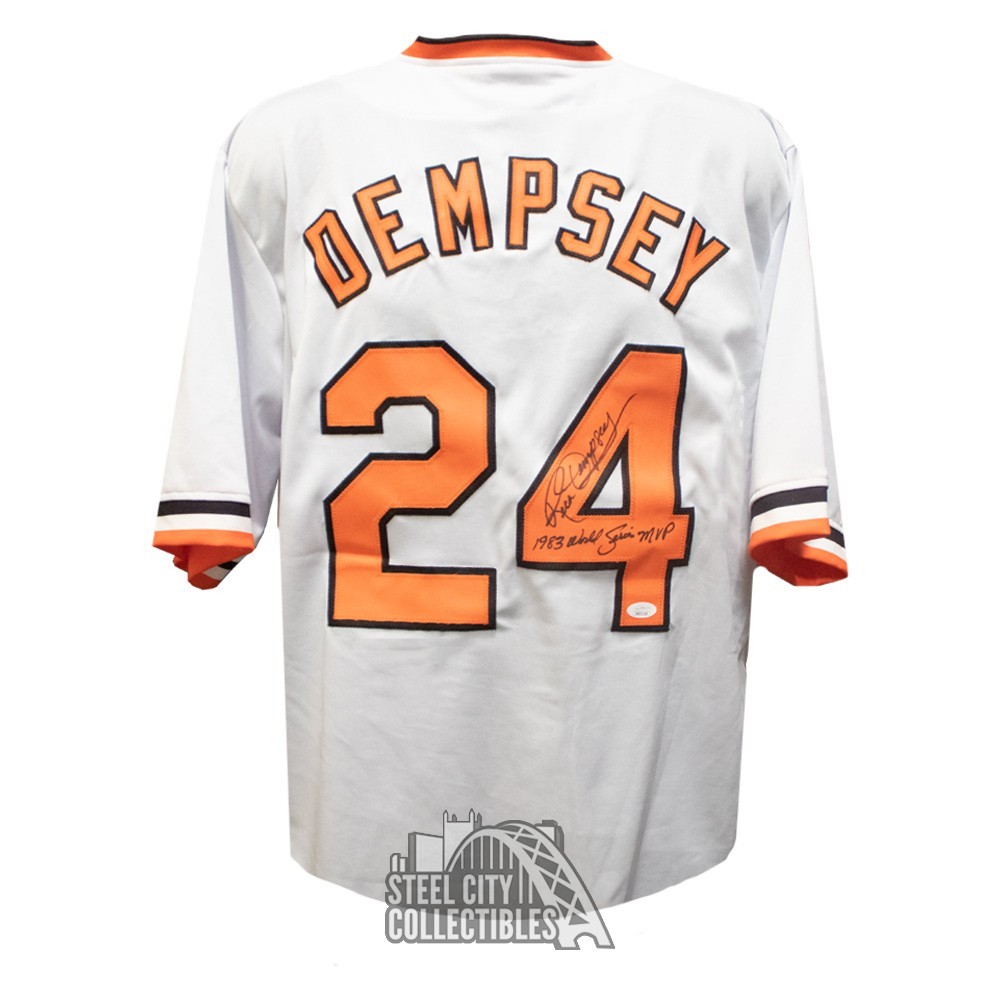 Rick Dempsey Autographed Baltimore Custom White Baseball Jersey - JSA