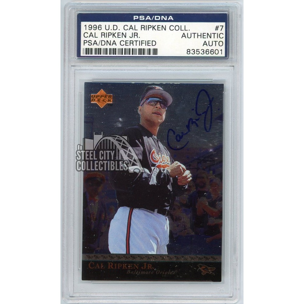 Cal Ripken Jr 1996 Upper Deck Cal Ripken Collection Autograph Card