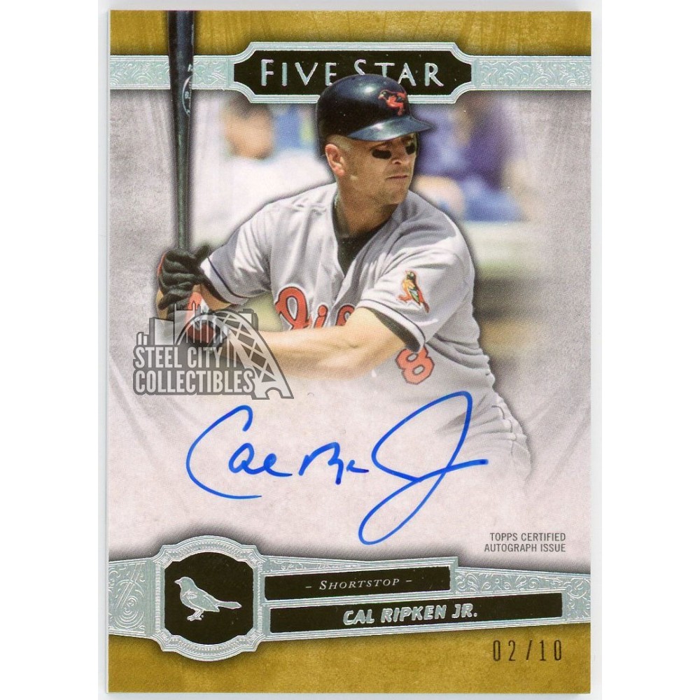 Cal Ripken Jr 2021 Topps Five Star Gold Autograph Card #FSA-CRD 2