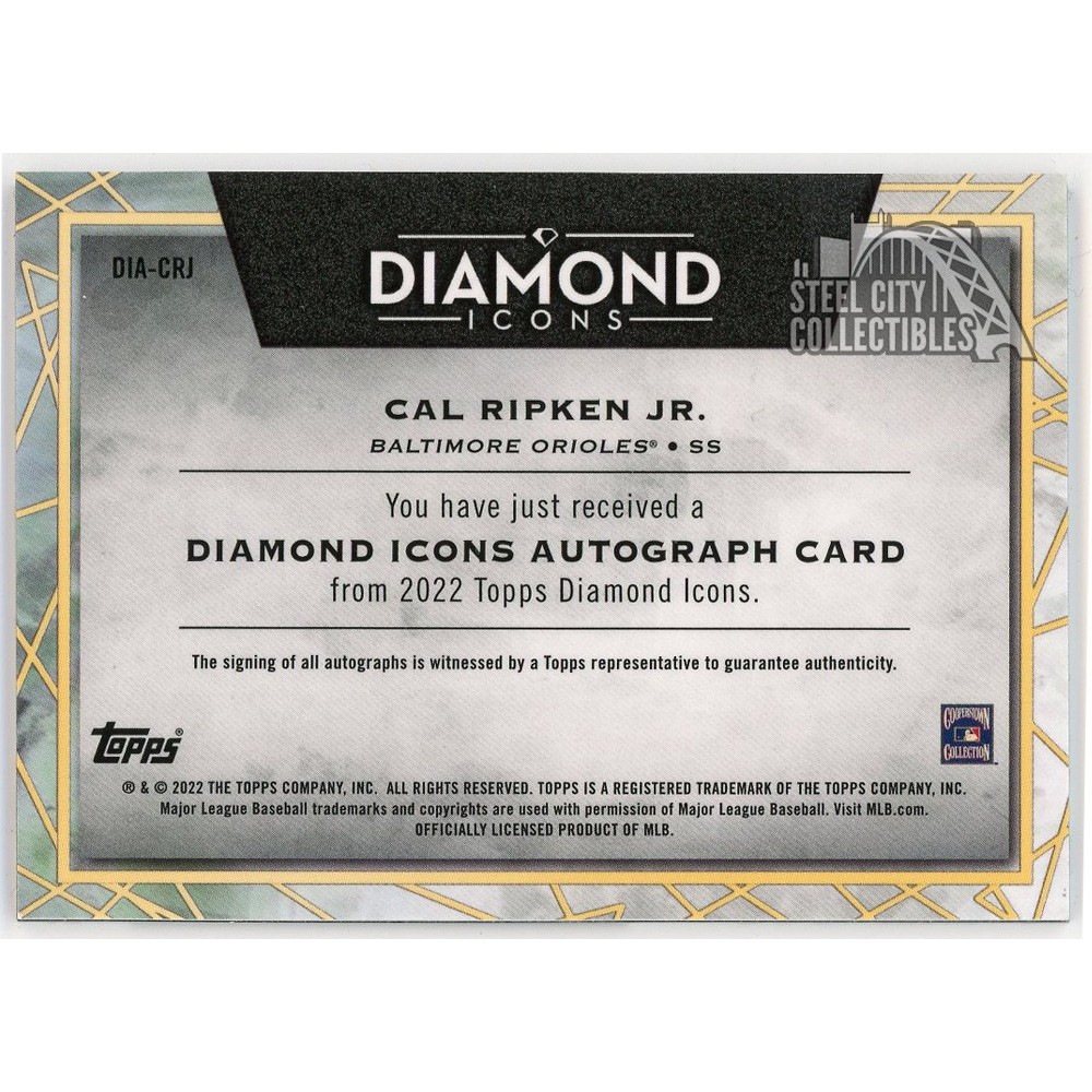 Cal Ripken, Jr.直書き直筆サイン パッチカード ミントモール / MINT 浦和店 / 2022 Topps Dynasty Cal Ripken