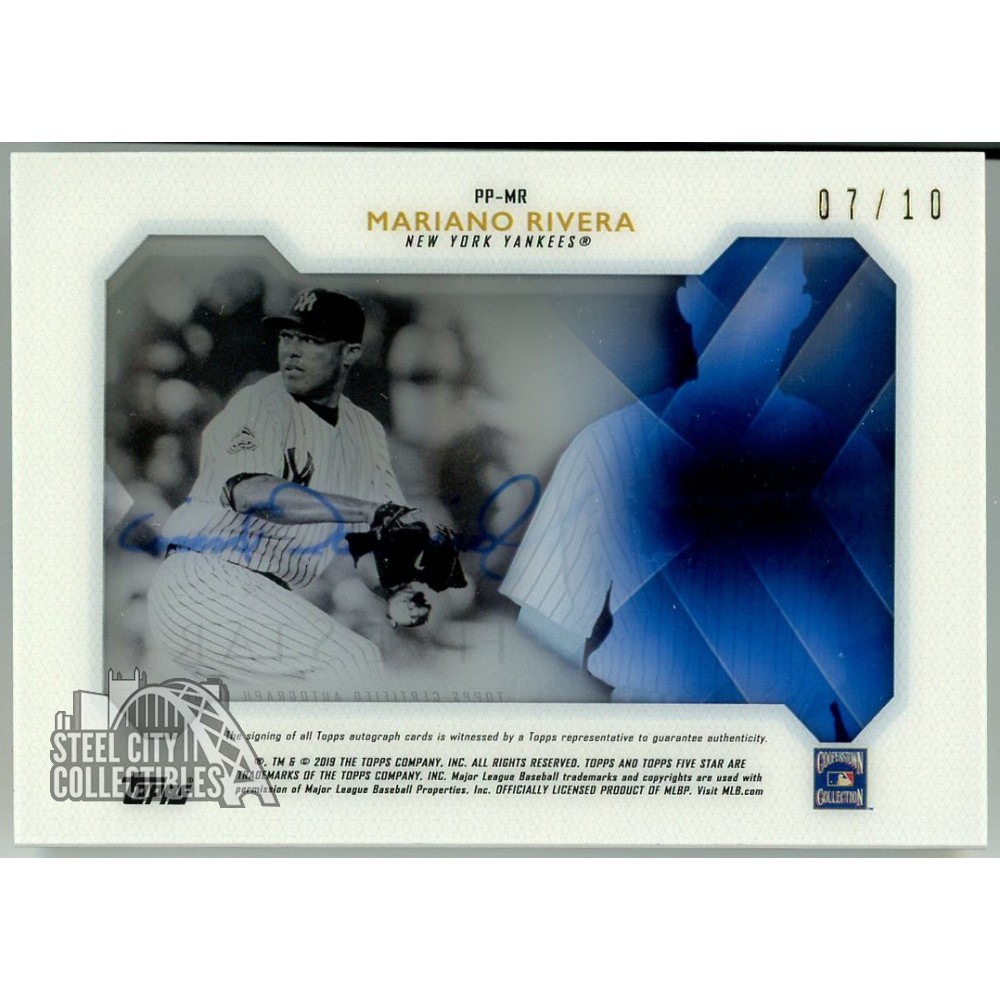 Mariano Rivera 2019 Topps Five Star Pentamerous Penmanship Auto 