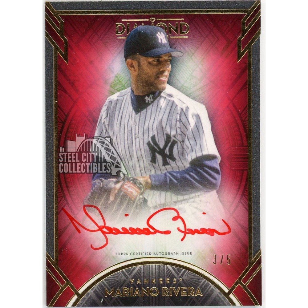 Mariano Rivera 2021 Topps Diamond Icons Red Ink Autograph Card #RI