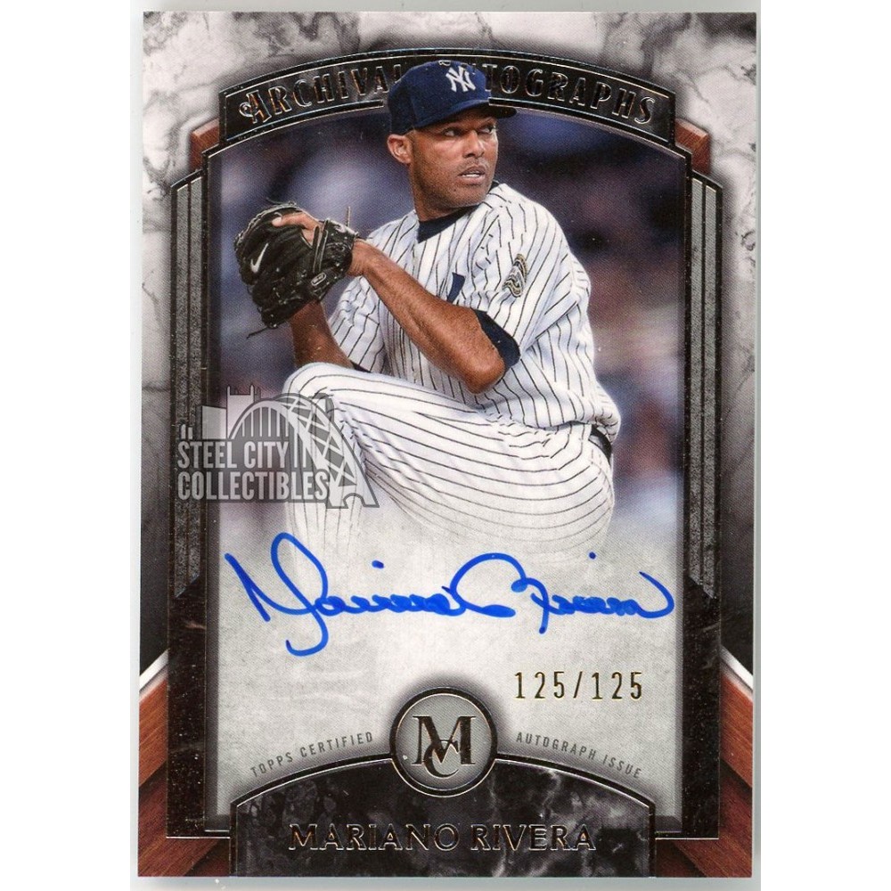 Mariano Rivera 2022 Topps Museum Archival Autograph Card #AA-MR