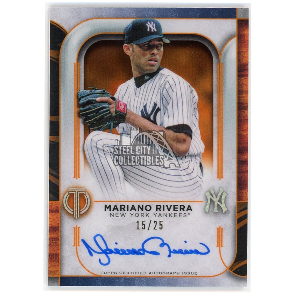 MLB Mariano Rivera サインカード Mariano Rivera 2022 Topps Tribute Orange Autograph Card #TA