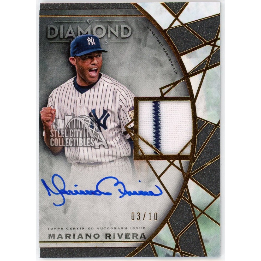 Mariano Rivera 2022 Topps Diamond Icons Jersey Autograph Card #SPA
