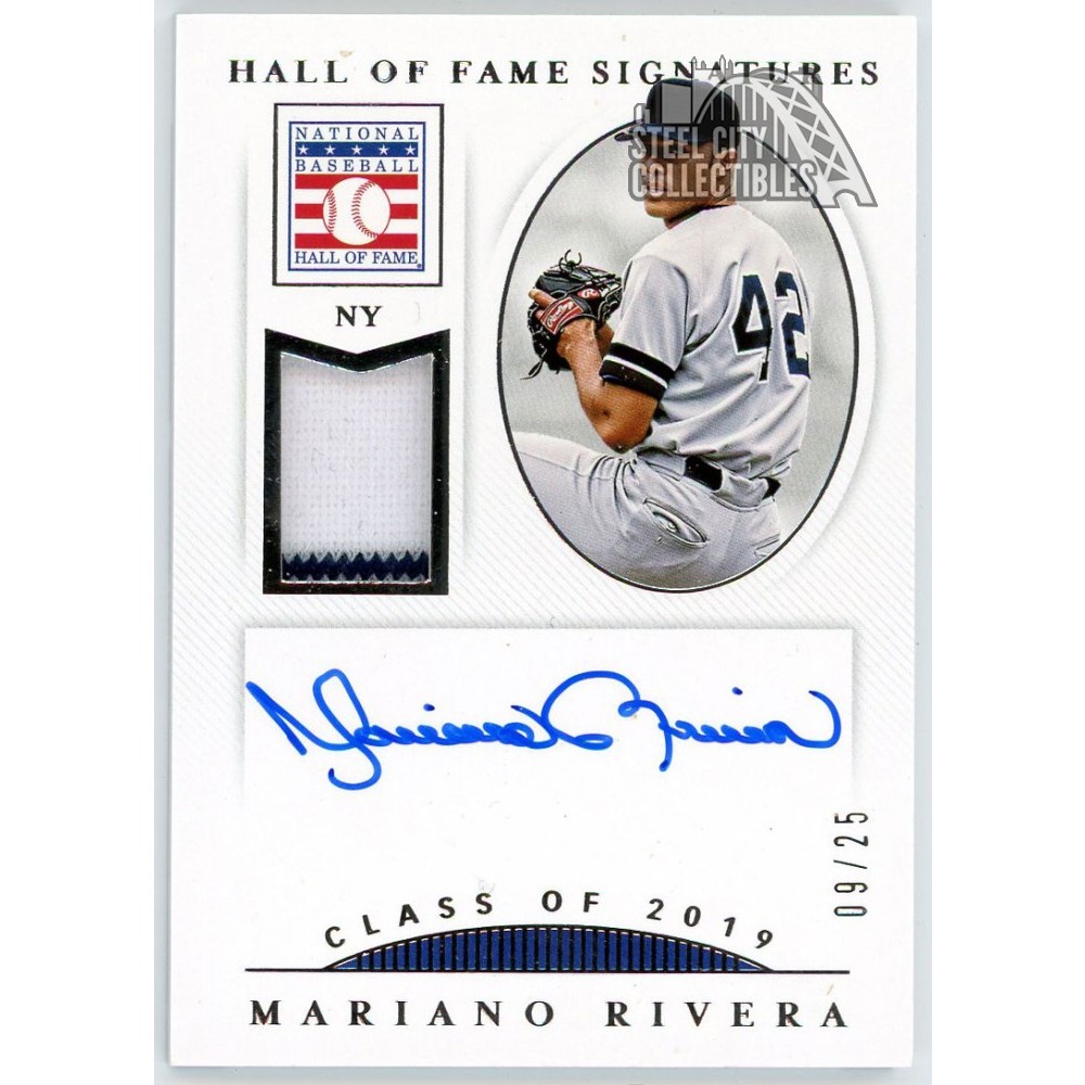 Mariano Rivera 2021 Panini National Treasures Hall of Fame Jersey