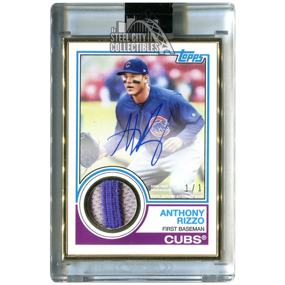 anthony rizzo autographed jersey