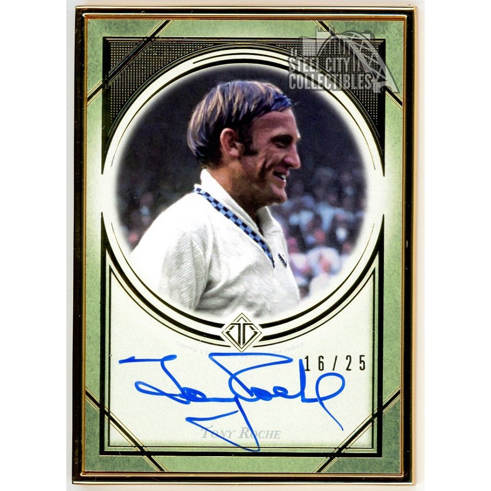 Tony Roche Autograph Tony Roche 2020 Topps Transcendent Tennis Autograph Card #TCA-TR /25 ...