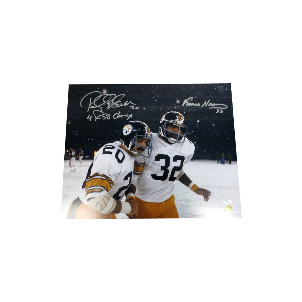 franco harris autographed football
