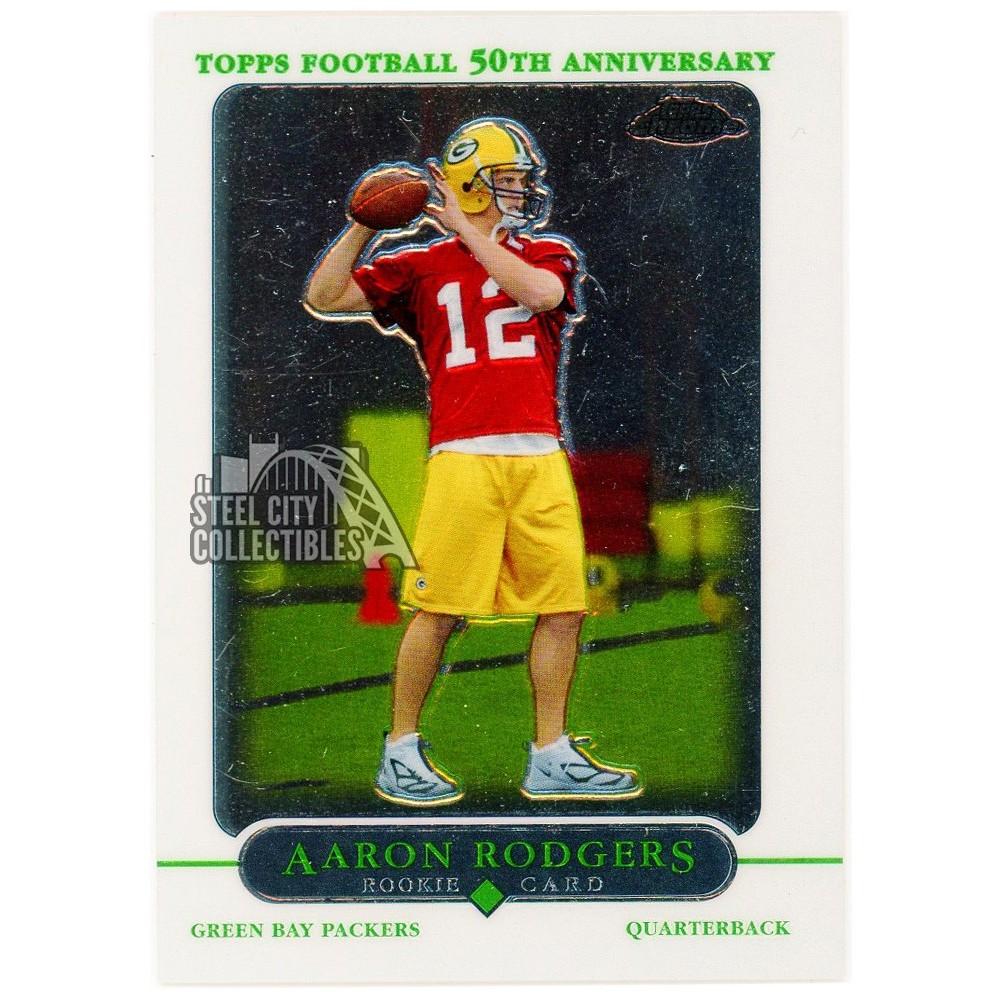Aaron Rodgers 2005 Topps Chrome Rookie Card #190 | Steel City Collectibles