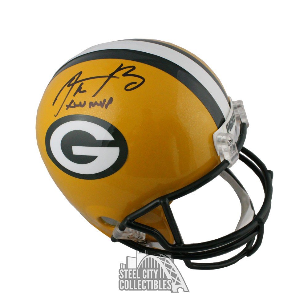 aaron rodgers autographed football