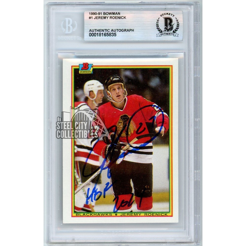 Jeremy Roenick Figure Jeremy Roenick 1990-91 Bowman