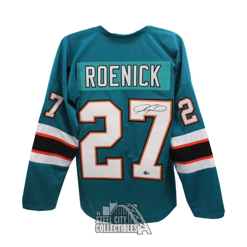 Jeremy Roenick San Jose Sharks Signed Last Game Reebok Jersey