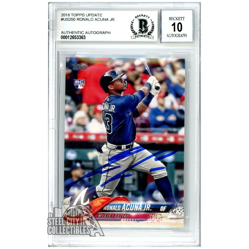 2018 RONALD ACUNA JR. RC CARD 7枚セット 2018 Topps Throwback Thursday TBT #256 Ronald Acuna Jr PSA
