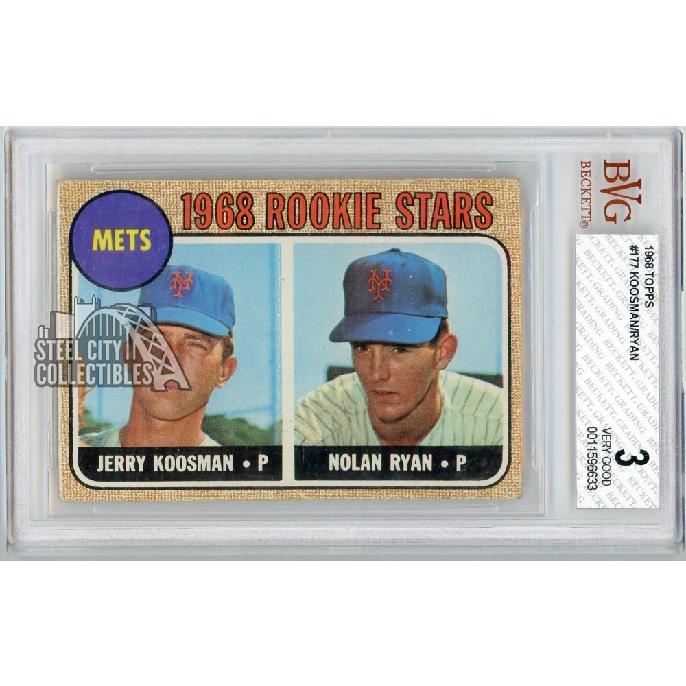 nolan ryan graded cards In 1973 really brought the heat, fanning a career best 383 batters in one of his finest seasons PSA has over 6,500 examples of Ryan's 1973 Topps and this Official trading card for collectors Nolan Ryan 1968 Rookie Stars