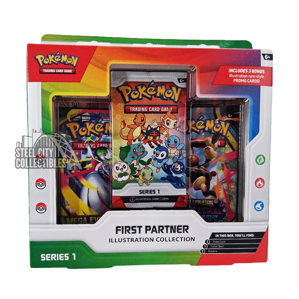 Pokemon Series 1 First Partner Illustration Collection 6-Box Case