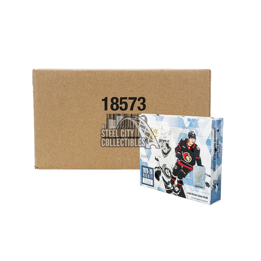 2025-26 Upper Deck SPx Hockey Hobby 20-Box Case | Steel City