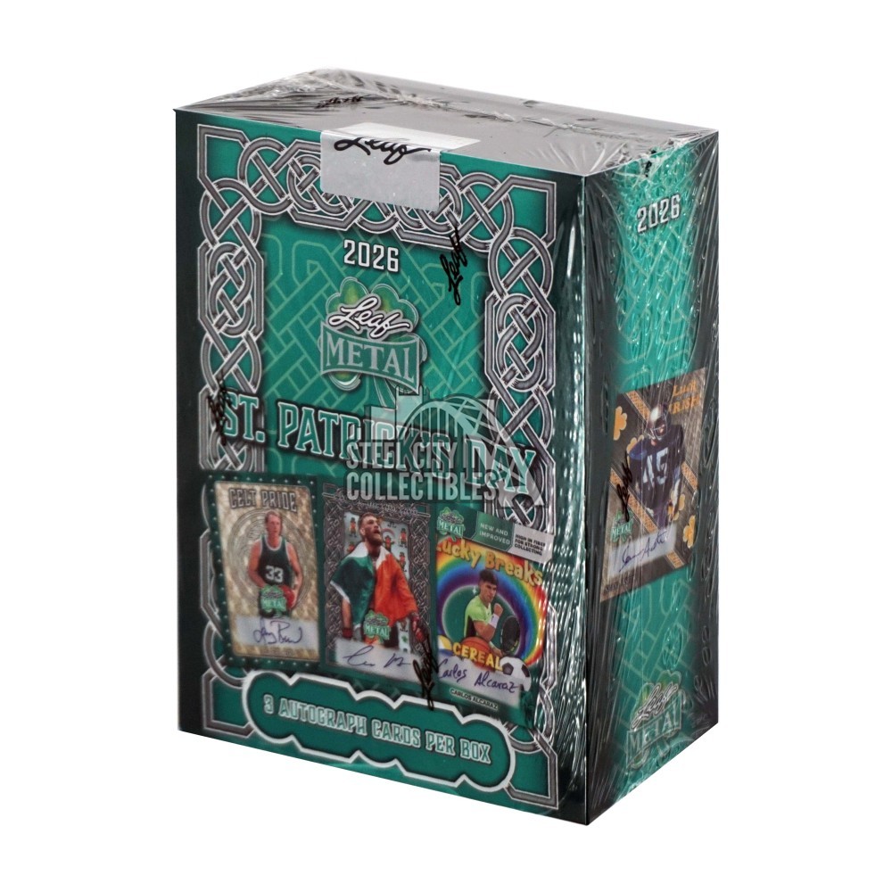 2026 Leaf Metal St. Patrick's Day Multi-Sport Hobby Box | Steel