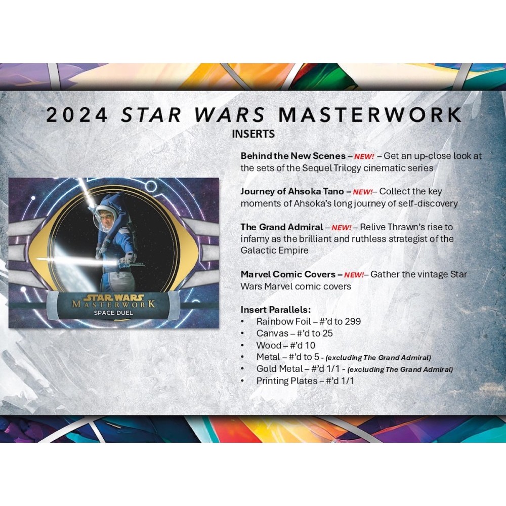 2024 Topps Star Wars Masterwork Mini Box | Steel City