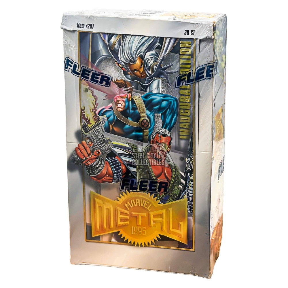 1995 Fleer Marvel Metal Inaugural Edition Hobby Box | Steel City