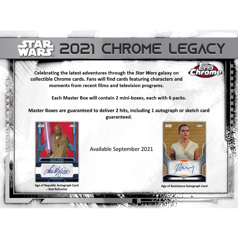 2021 topps star wars chrome galaxy hobby box