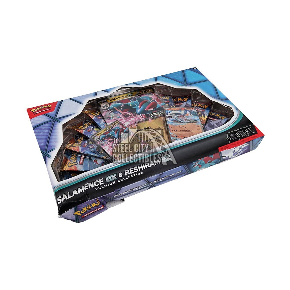 Pokemon Salamence ex & Reshiram ex Premium Collection Box **PLEASE