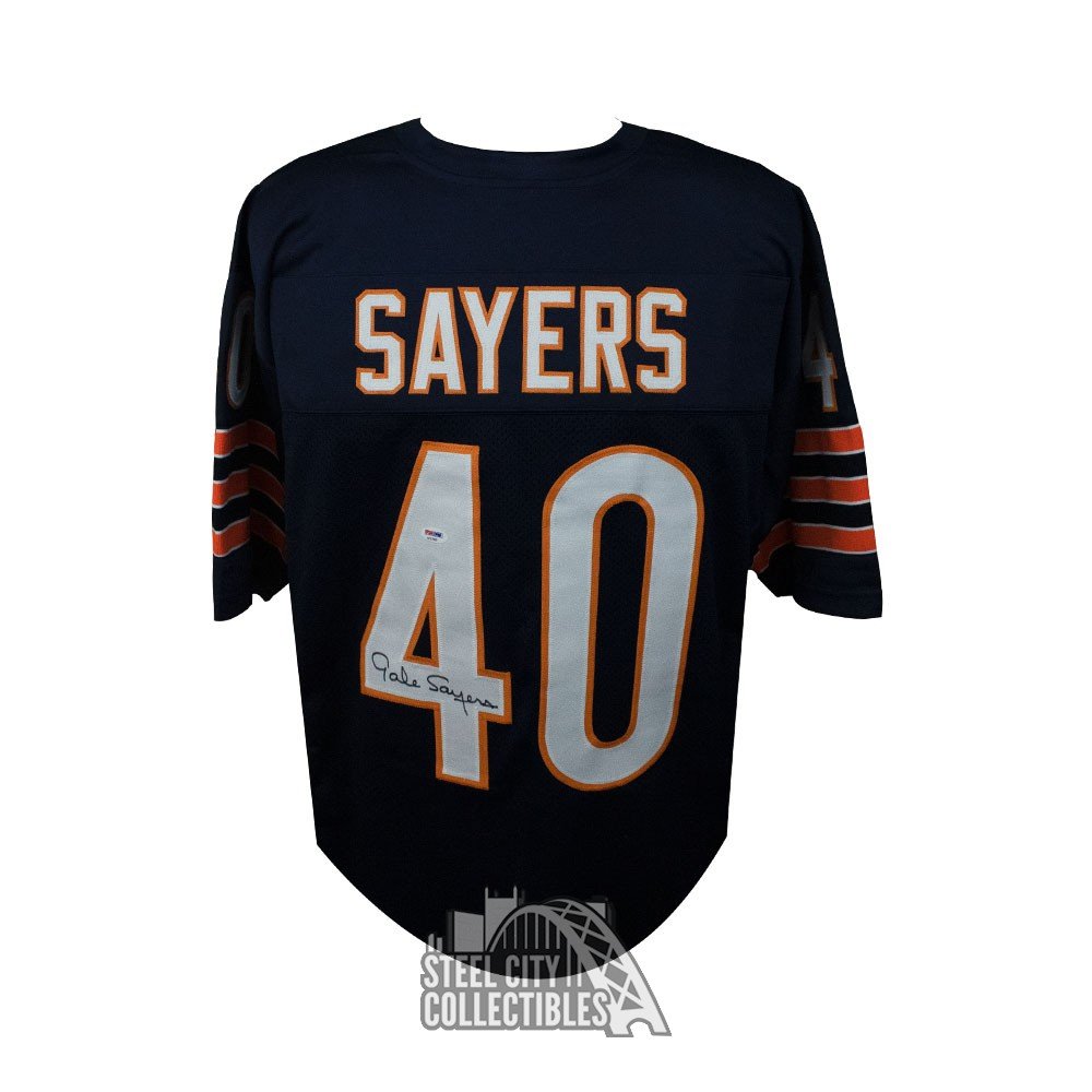 gale sayers autographed jersey