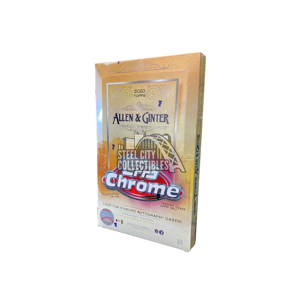 2020 Topps Allen & Ginter Chrome Baseball Hobby Box Steel City