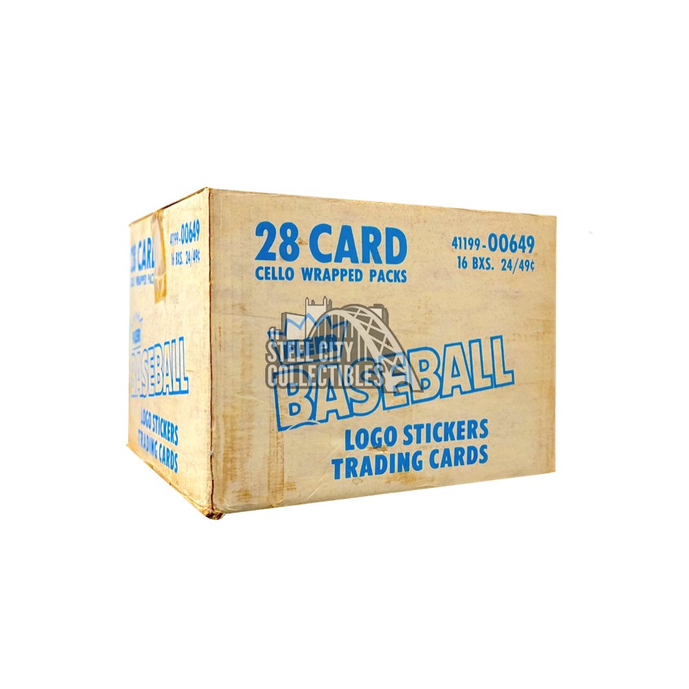 1983 Fleer Baseball 16-Box Cello Case | Steel City Collectibles