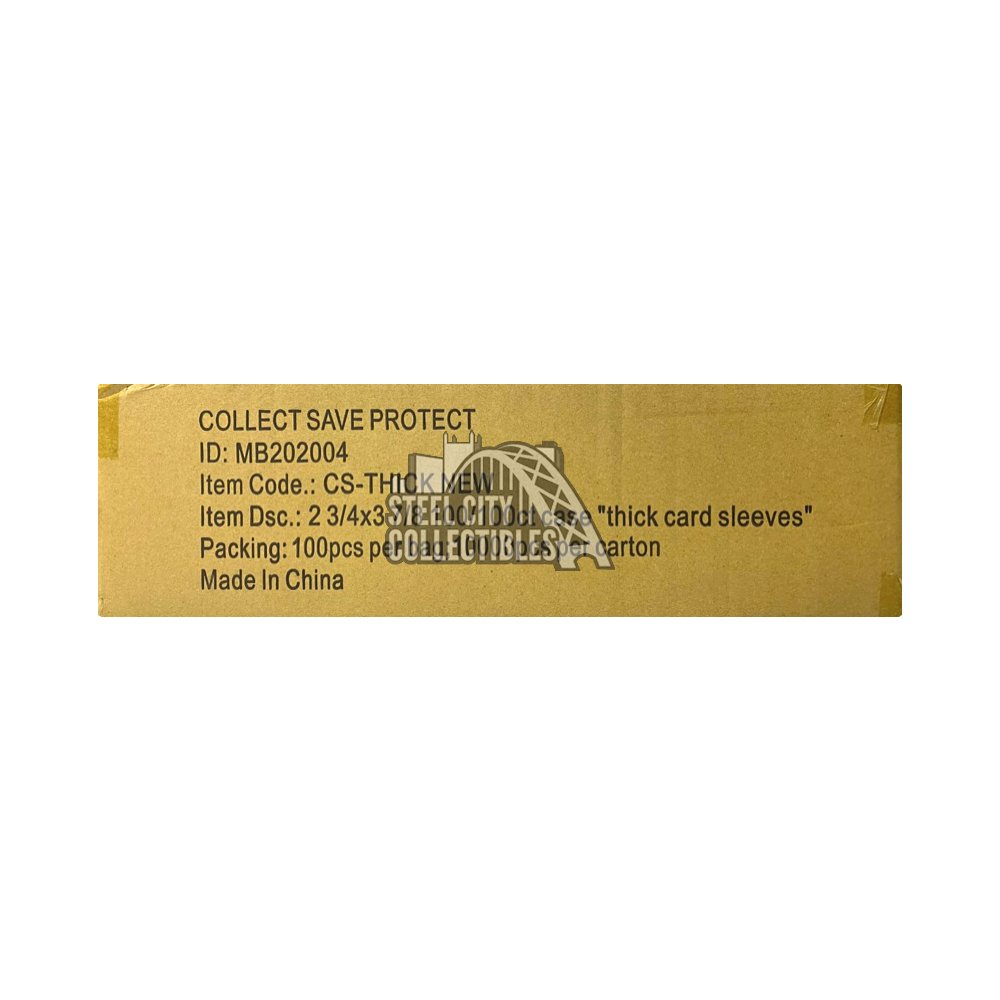 3x4 Collect Save Protect Vintage Card Sleeves Case of 10000 3x4 Collect Save Protect Vintage Card Sleeves Case of 10000