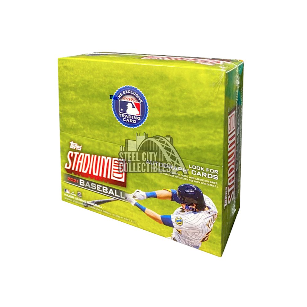 2021 Topps Stadium Club Baseball 24 Pack Retail Box Steel City