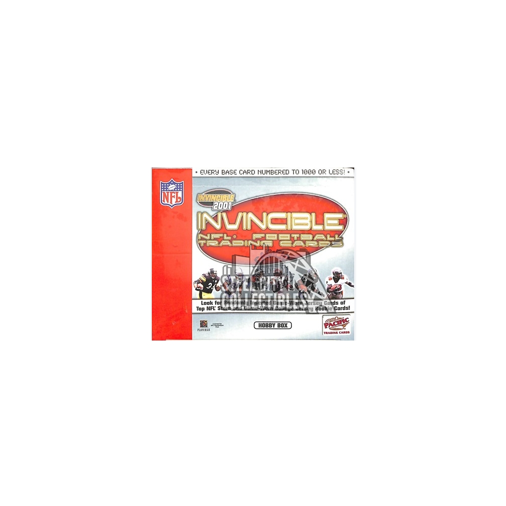 2001 Pacific Invincible Football Hobby Box | Steel City Collectibles