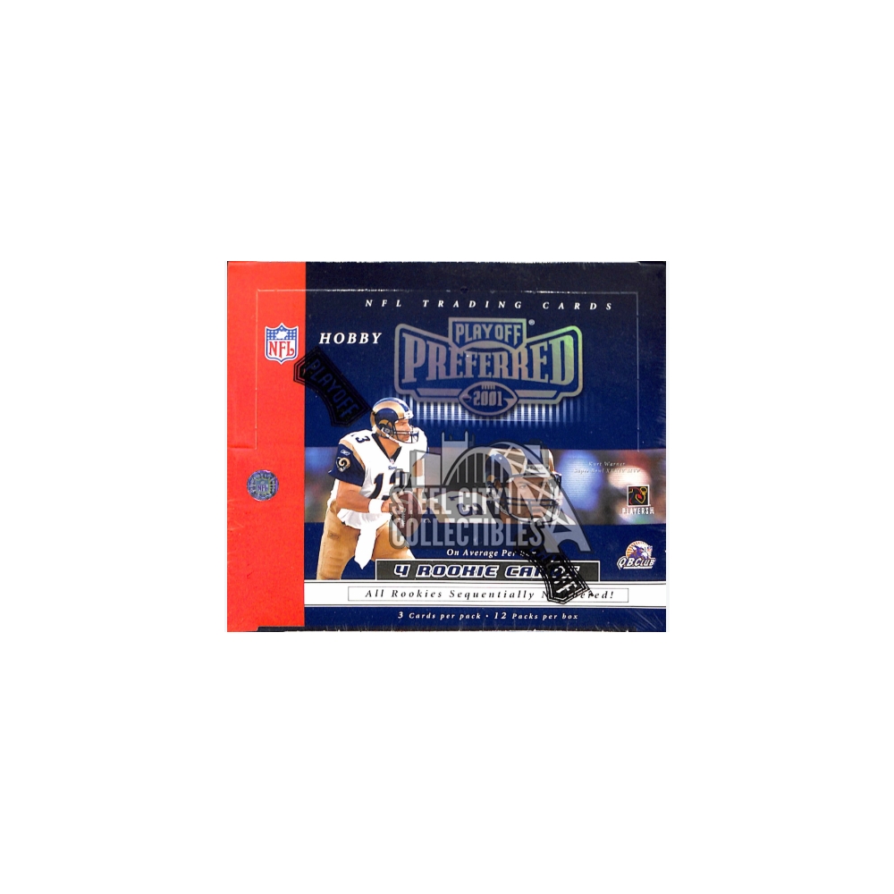 2001 Playoff Preferred Football Hobby Box | Steel City Collectibles
