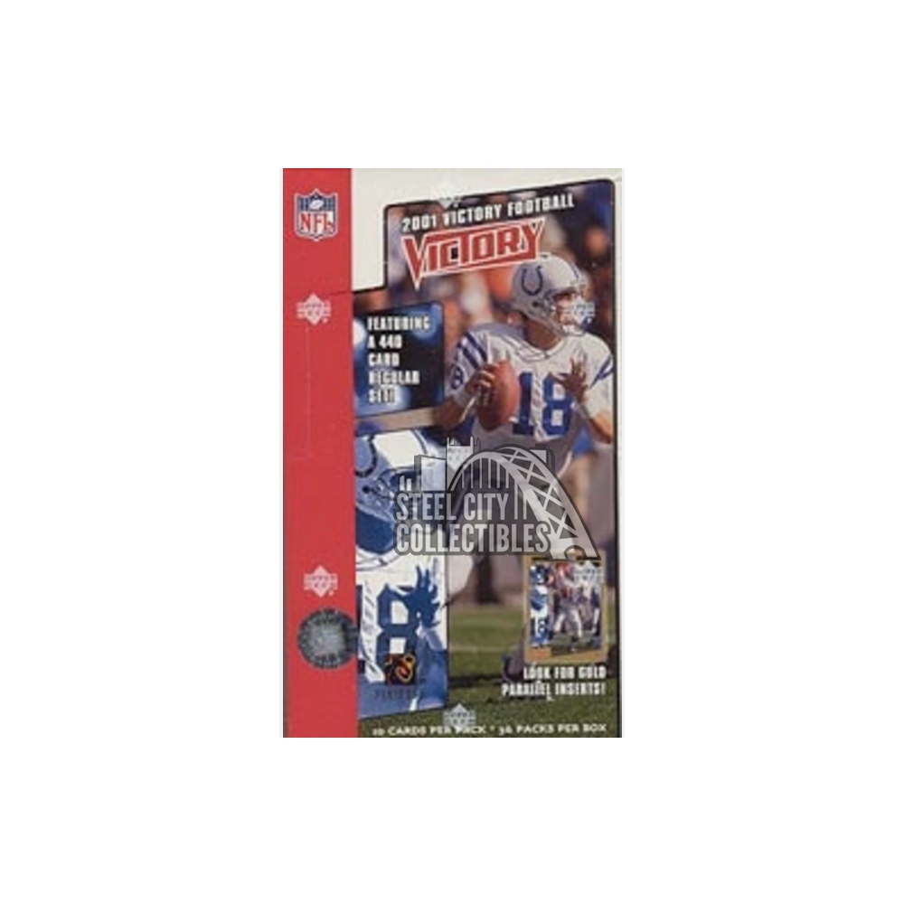 2001 Upper Deck Victory Football Hobby Box | Steel City Collectibles