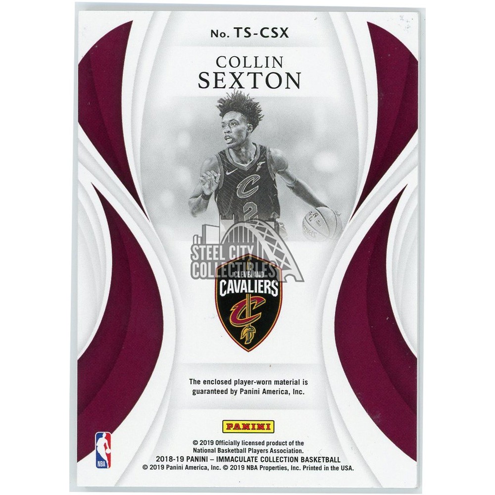 Collin Sexton 2018-19 Panini Immaculate Collection Team