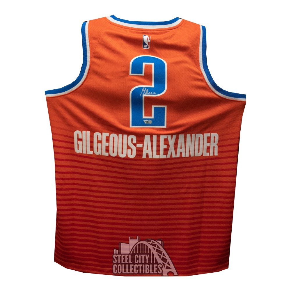 Shai Gilgeous-Alexander Oklahoma City Thunder Nike City Edition Swingman  Jersey