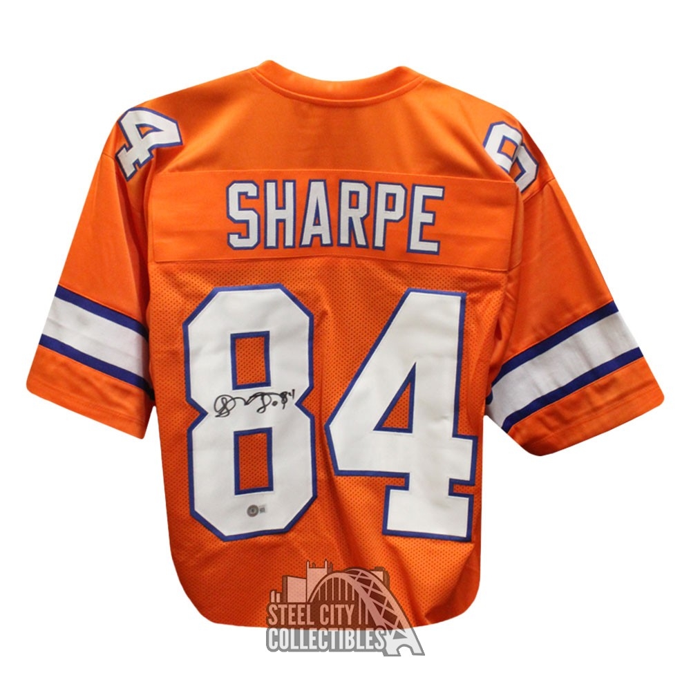 shannon sharpe orange jersey