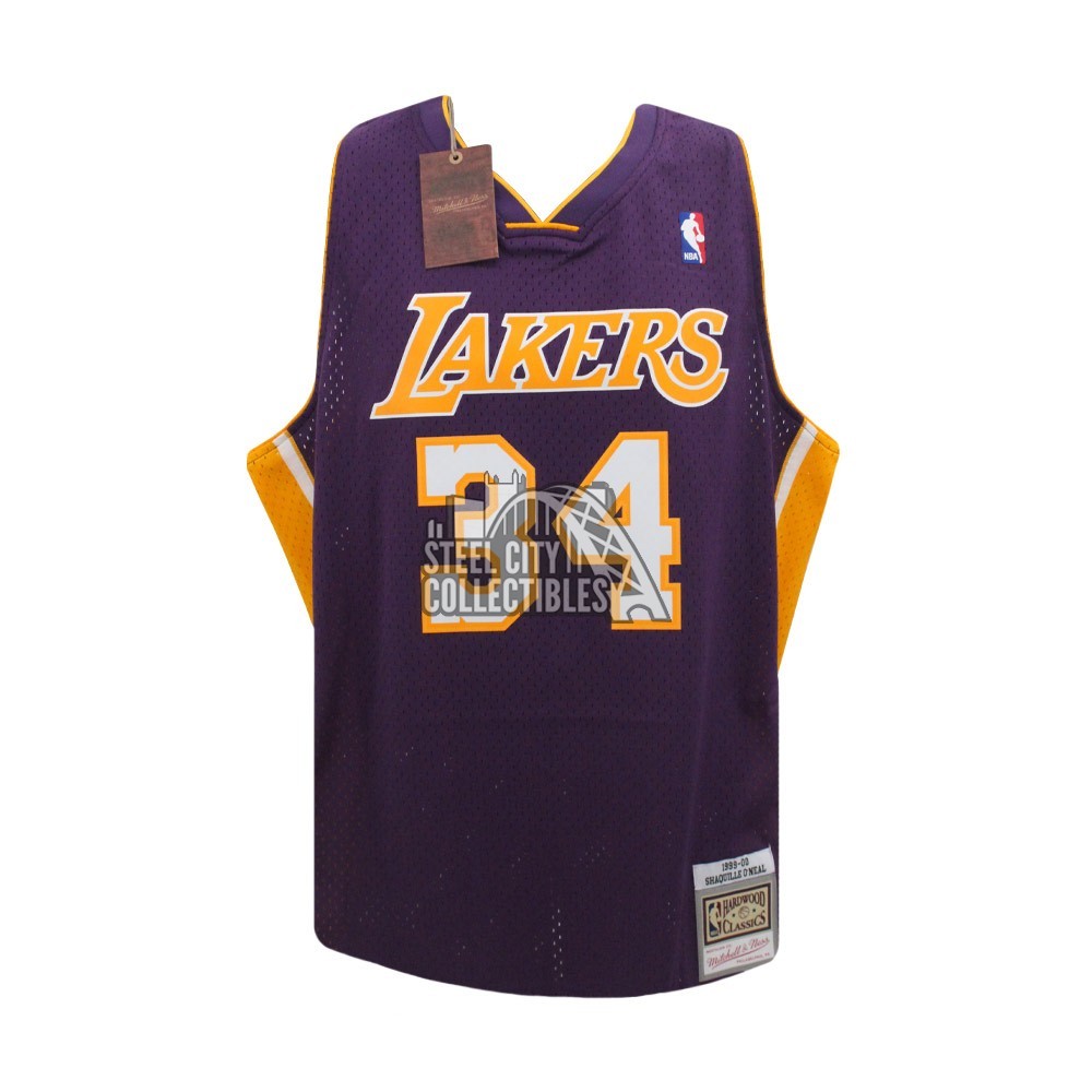 Shaquille O'Neal Autographed Purple Los Angeles Lakers Jersey
