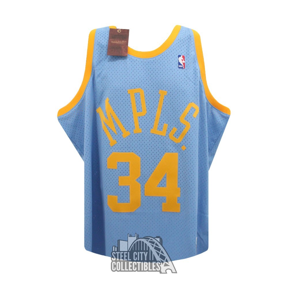 Orlando Magic Shaquille Shaq O'Neal Autographed Blue Jersey Signed on #3  Beckett BAS Stock #191130 - Mill Creek Sports