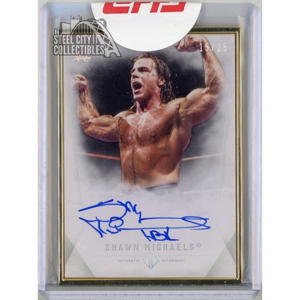 Shawn Michaels 2019 Topps WWE Transcendent Collection Autograph 15/25