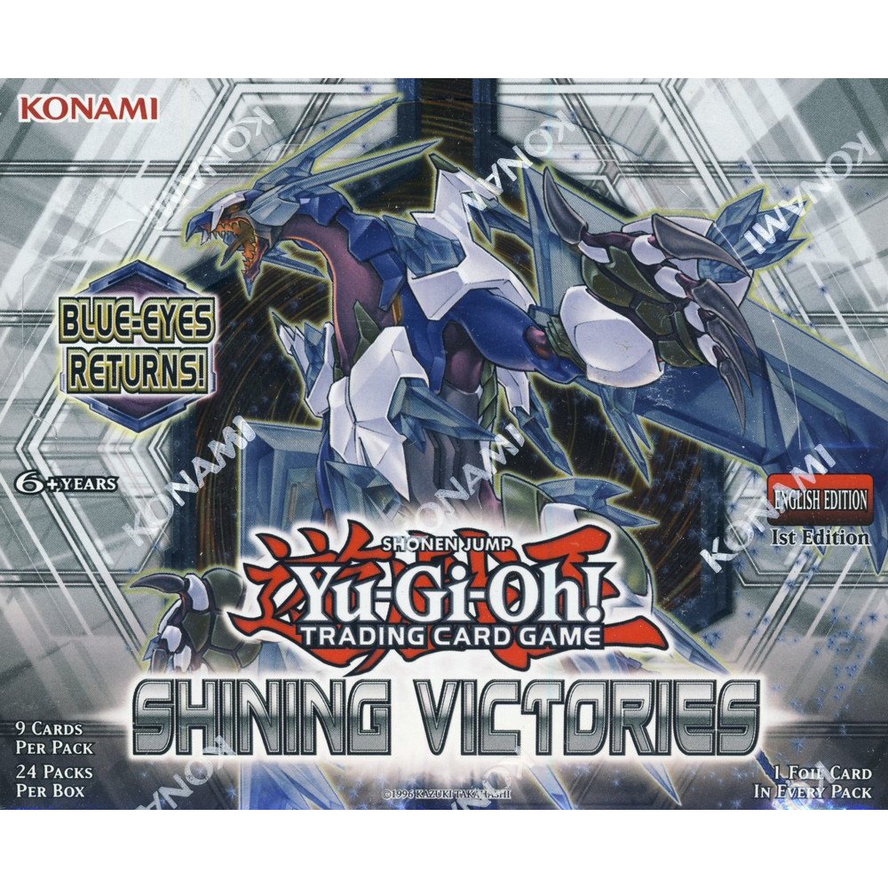 Konami 13695 YU-GI-OH Shining Victories Booster Box 24 Packs for sale online 