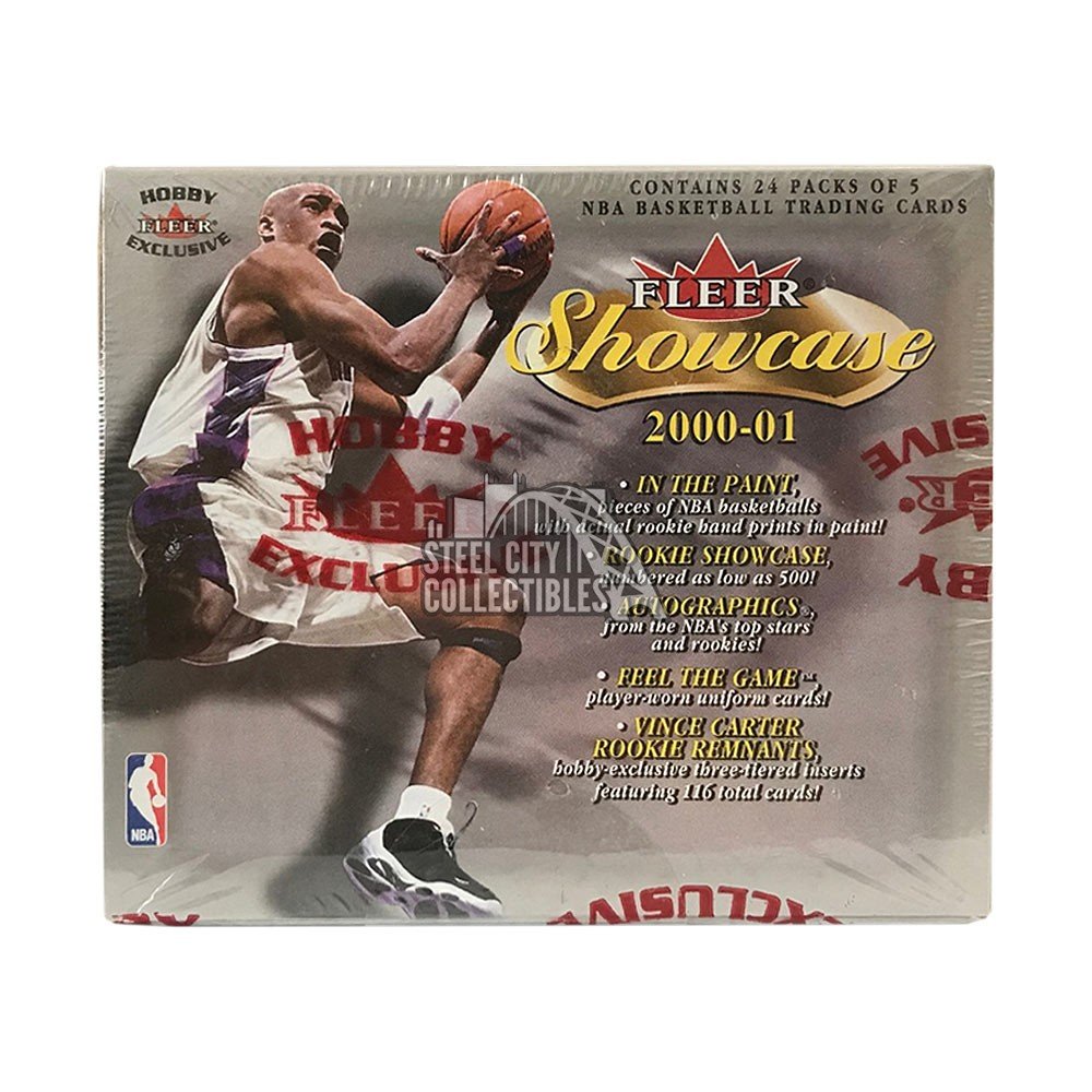 2000-01 Fleer Showcase Basketball Hobby Box | Steel City Collectibles