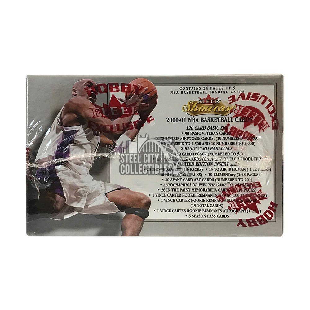2000-01 Fleer Showcase Basketball Hobby Box | Steel City Collectibles