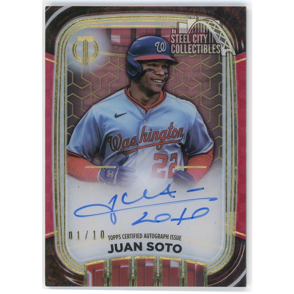 その他 Juan Soto auto psa10 topps Juan Soto 2021 Topps In The Running Autograph Card #JSH-10 PSA/DNA