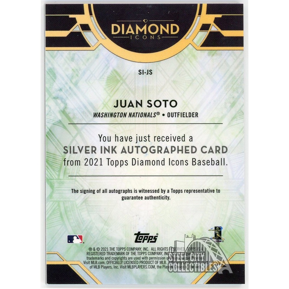 topps diamond icons juan soto 5シリauto 2023 Topps Diamond Icons - Autographs Red Juan Soto 5/5