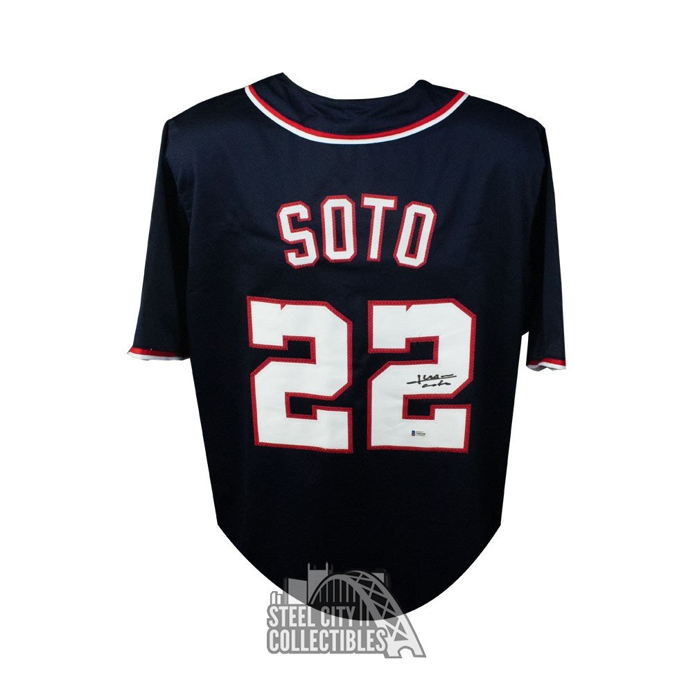 Juan Soto Autographed Washington Nationals Majestic Baseball Jersey - BAS  COA