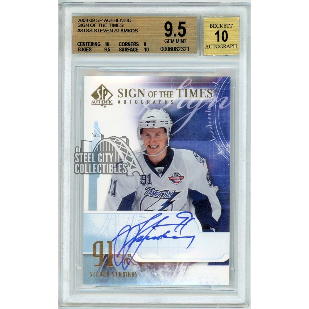 Steven Stamkos 2008-09 Upper Deck SP Authentic Sign of the Times