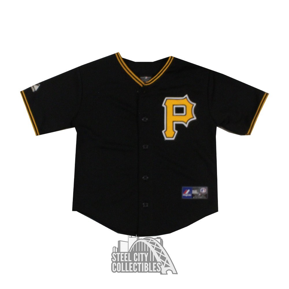Starling Marte Pittsburgh Pirates Youth Majestic Black Baseball Jersey