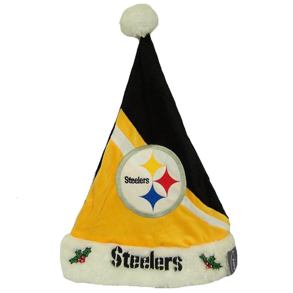 pittsburgh steelers santa hat