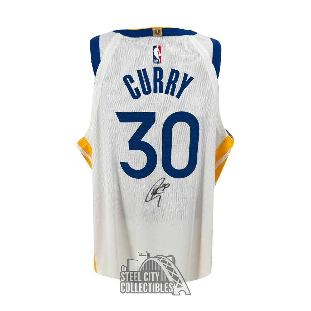 Stephen Curry Autographed Golden State Warriors White Authentic